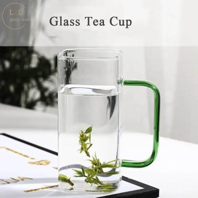 24Pcs/pack  12 oz Glass Cups with Lids & Spoons Sublimation-Morning Time