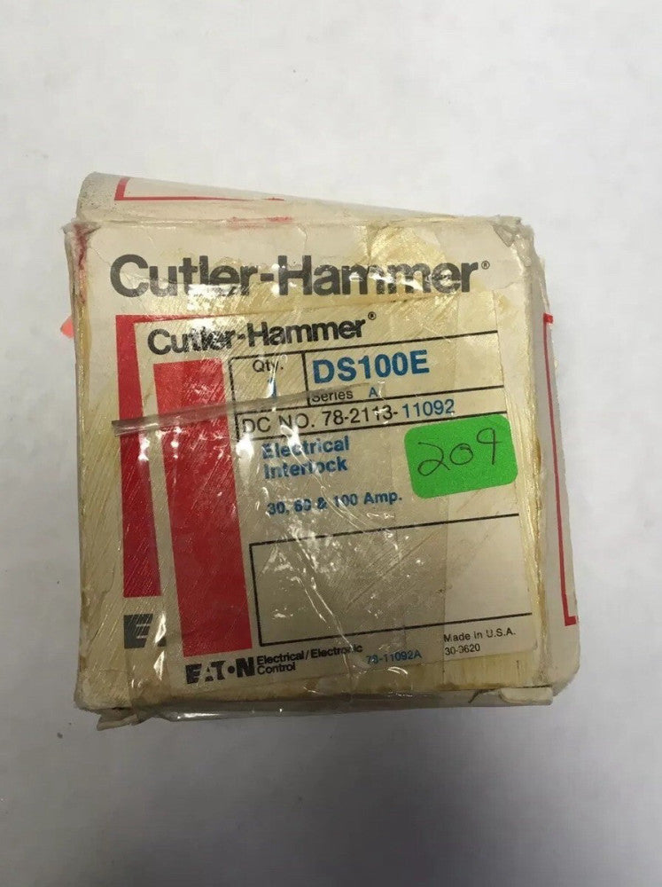 Cutler Hammer DS100E Interlock Switch New