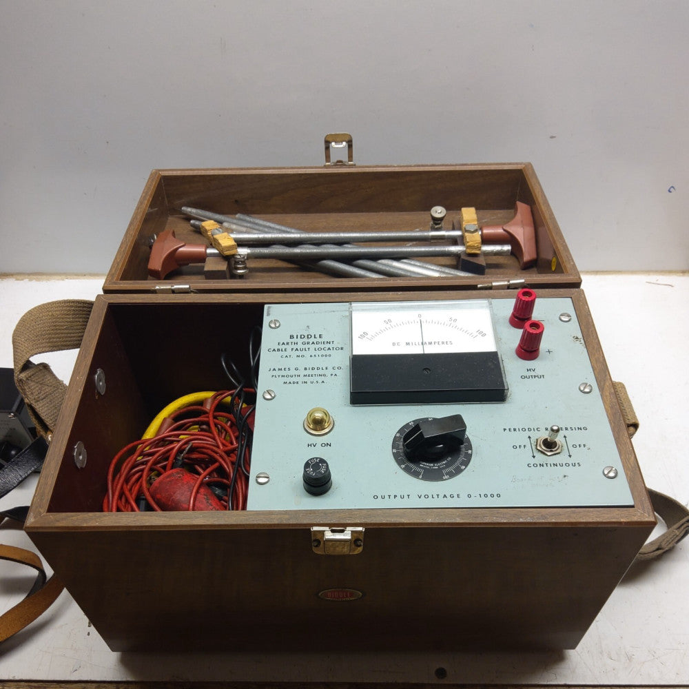 Biddle Earth Gradient Fault Finder Locator 651000