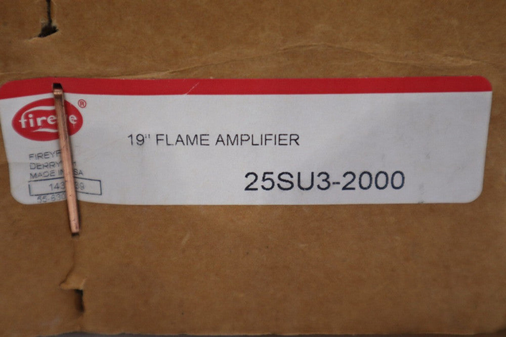 FIREYE 25SU3-2000 19" FLAME AMPLIFIER NEW IN BOX STOCK 3807