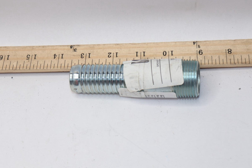 Threaded Adapter Carbon Steel Fitting 3/4" Hose Shank x 1" MNPT