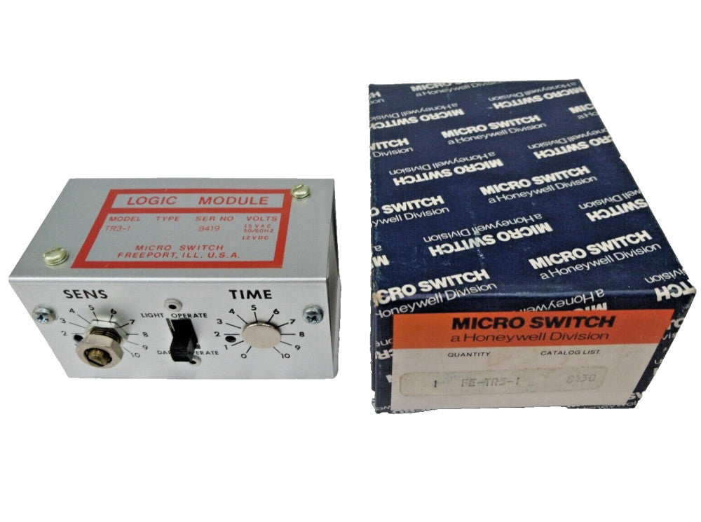 NEW HONEYWELL MICRO SWITCH LOGIC MODULE 15 VAC 8 PIN  FE-TR3-1