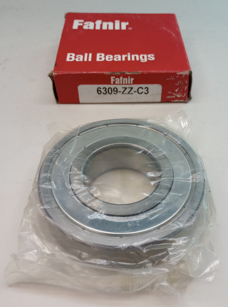 Fafnir 6309-ZZ-C3 Ball Bearing Deep Groove 45 x 100x 25mm 6309ZZC3 Double Shield