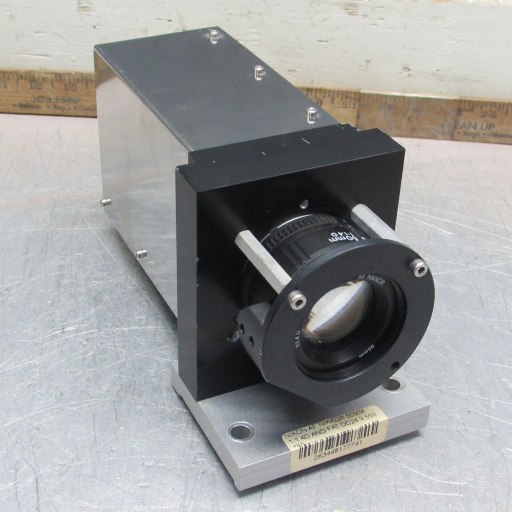 DR SCHENK 3-550-450 ,DC24, THIN FILM INSPECTION CAMERA ,w/NIKON NIKKOR 50mm LENS