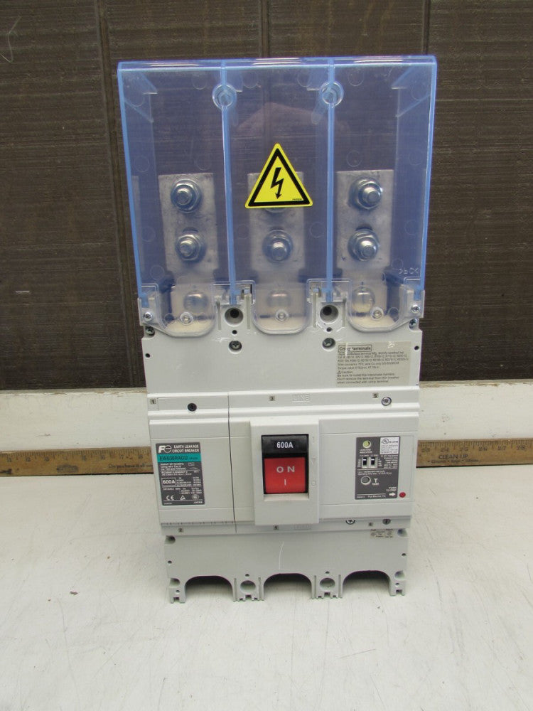 FUJI EW630RAGU, EARTH LEAKAGE CIRCUIT BREAKER ,3P/600A/440V, TAKEOUT MAKE OFFER!