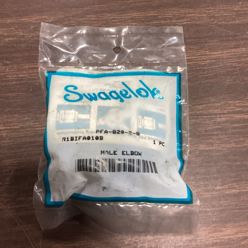 Swagelok PFA-820-2-8 PFA Swagelok Male Elbow Tube Fitting R1BIFA010B