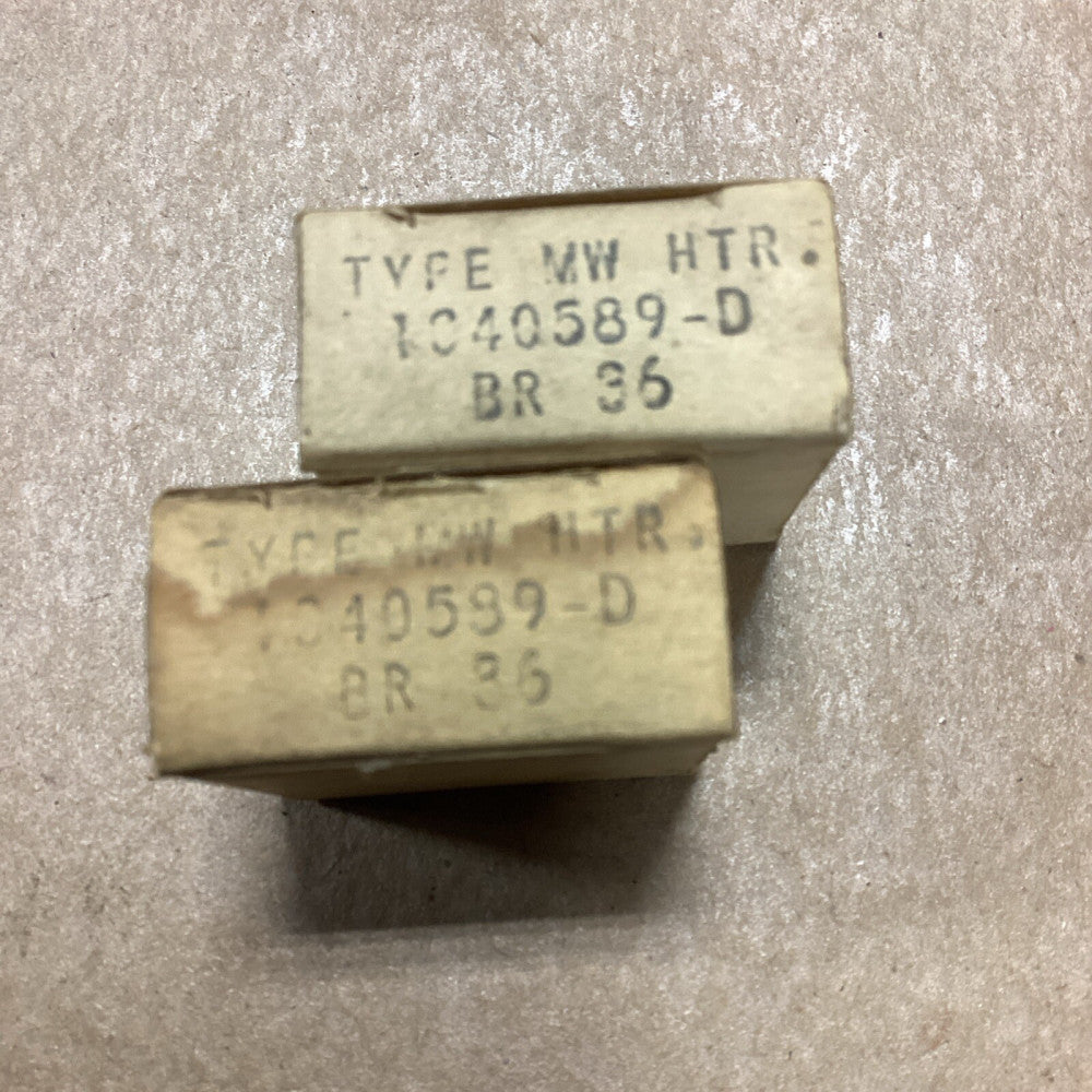 WESTINGHOUSE 1040589-D, BR36 HEATER ELEMENT, Lot Of 2 A60
