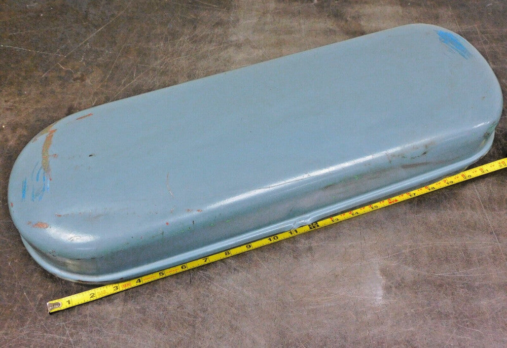 King Drill Press 2149 Teal Oval Belt Guard Enclosure 22" L x 8" W x 4" H