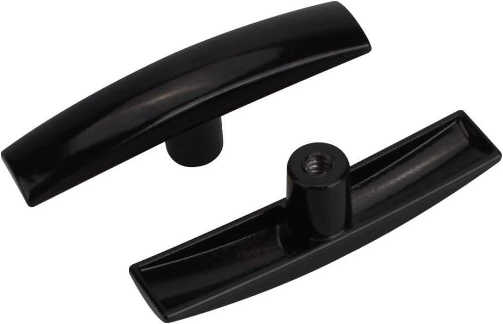 2pcs Black Aluminum RV Sewer Waste Valve Handle Replacement for Camper 