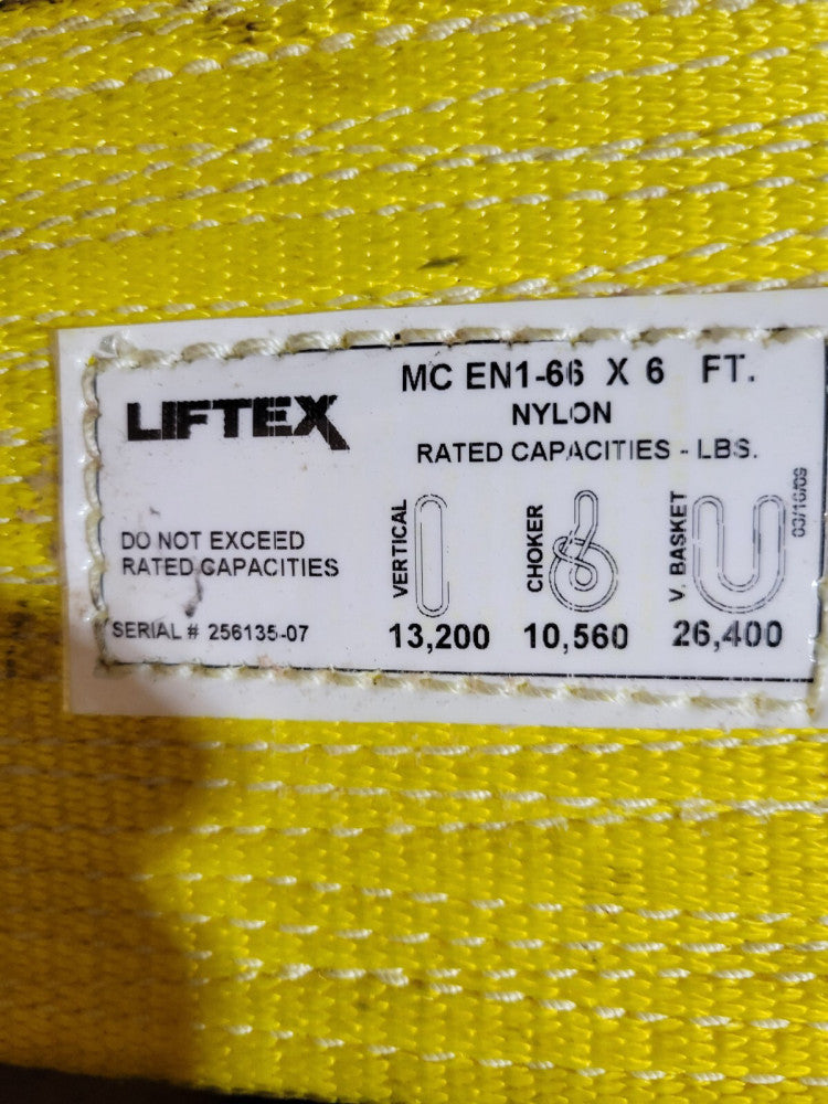 Liftex  EN1-66 x 6FT Nylon Lifting Sling, 6', 1 Ply - See Picture 