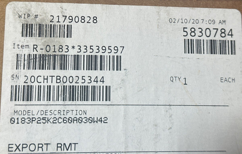 NEW IN BOX ROSEMOUNT 0183 THERMOCOUPLE 0183P25K2C60A030W42