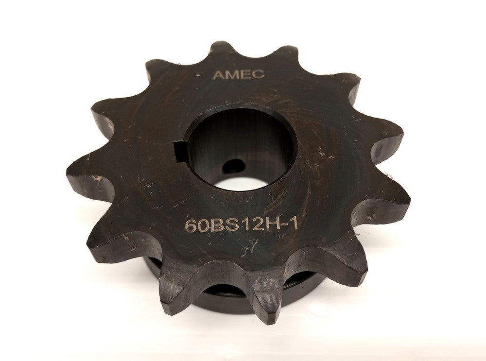 Amec 60BS12H-1 Hardened 1" Keyed Bore Sprocket 12T 3-1/4"OD 60BS12H1