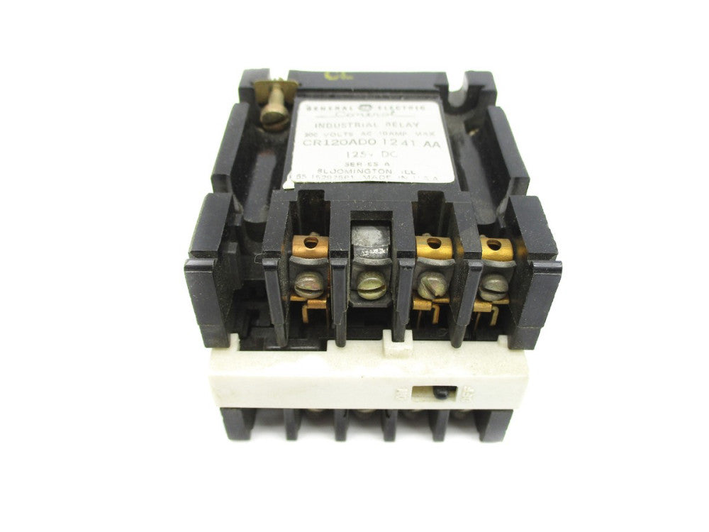 GENERAL ELECTRIC CR120AD01241AA SER. A 125VDC 10A NSNP