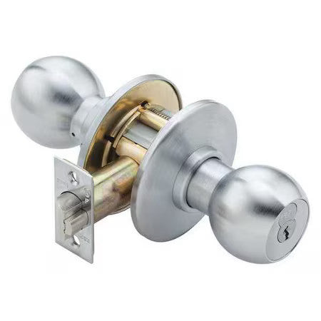 Best 8K37r4astk626 Knob Lockset,2-3/4" Backset,Mechanical