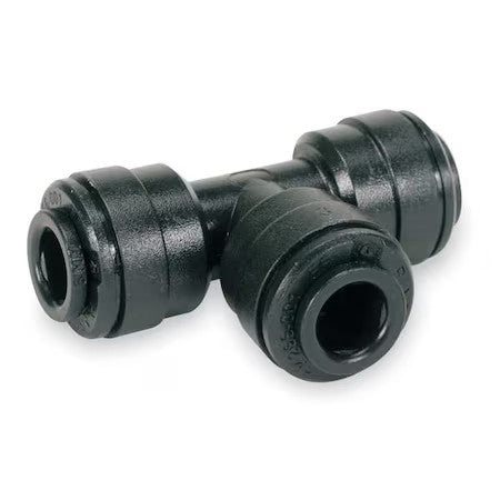 John Guest Pm0210e-Pk10 Push-Fit Tee Fitting, 13/32 In Tube Size, Acetal,