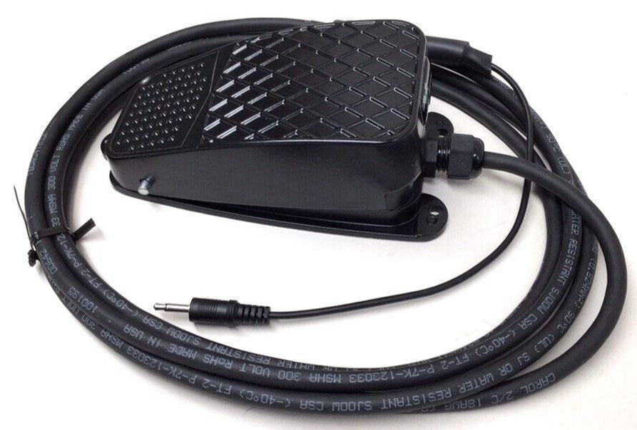 X-Keys XK-A-1241-SKC1BL-R Commercial Foot Pedal Switch Black 114" Cable Length