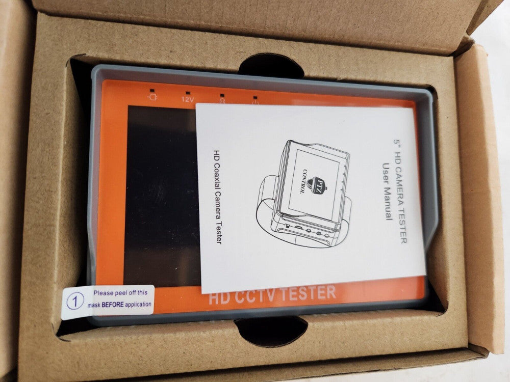 5" LCD HD-TVI+AHD+CVI PTZ CONTROL Camera Video Test Tester 12V-Out NEW