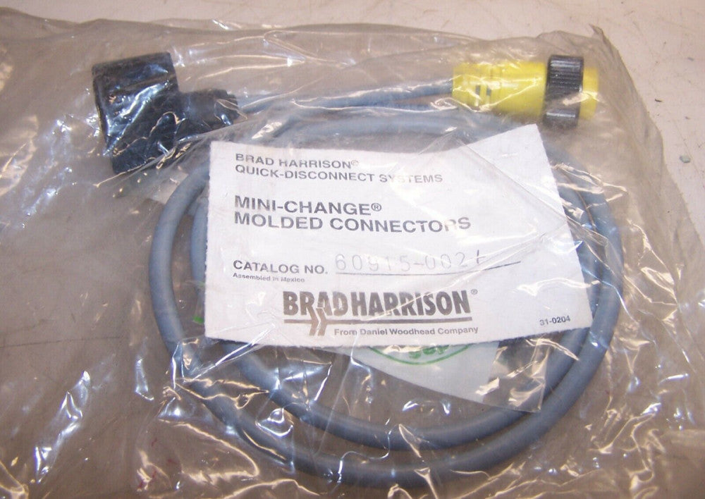 NEW DANIEL WOODHEAD 60915-002+ QUICK DISCONNECT DIN CORDSET 3 PIN 