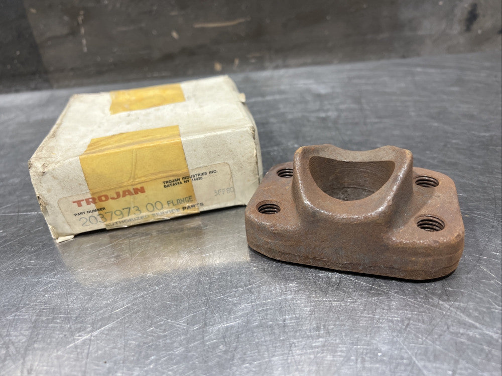 Nos Surplus Trojan Industries Inc Part No 2037973 00 Flange 3FF80