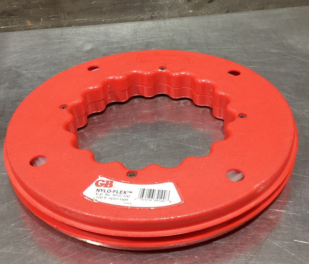 GB 100ft Steel Fish Tape Wire Cable Puller NYD-100 nylon Tape NEW 03207634100