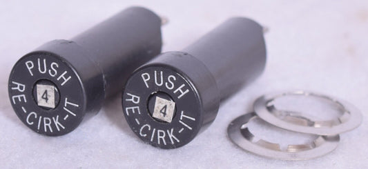 2 Count Heinemann KD1 4A Pushbutton Circuit Breakers RE-CIRK IT