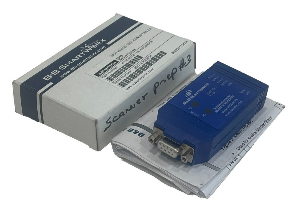NEW ADVANTECH B&B SMARTWORX 4WSD9OTB ISOLATED CONVERTER 9 PIN