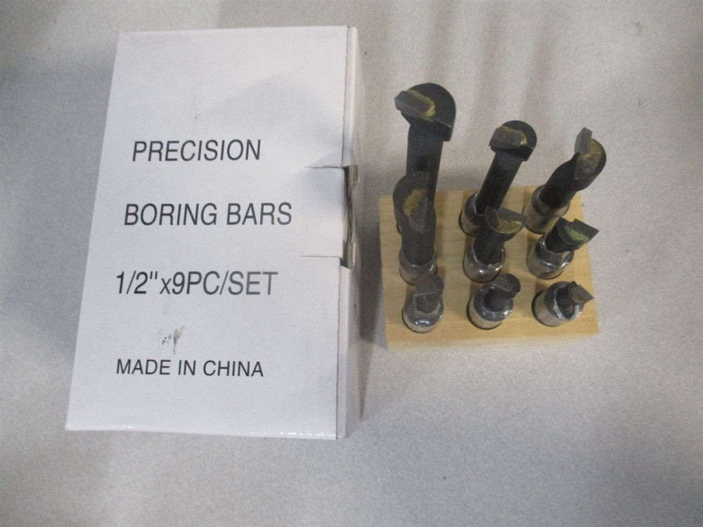 (375-1206) 5/16 to 9/16″, 3/4 to 3″ 1/2″, 2-1/4 to 4-1/2″ OAL Boring Bar Set 