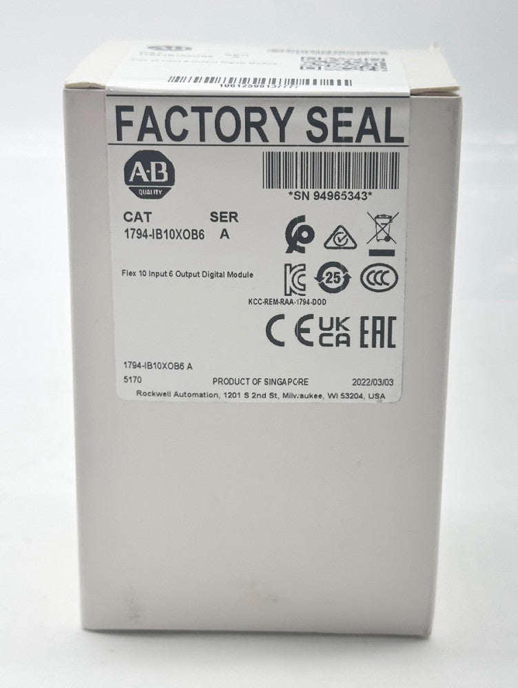Allen-Bradley 1794-IB10XOB6 Flex I/O Digital Module 