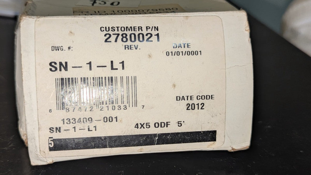 Sporlan Expansion Valve SN-1-L1 4X5  ODF 5'NIB