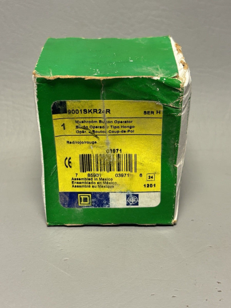 NEW Square D 9001SKR24R Mushroom Button Operator