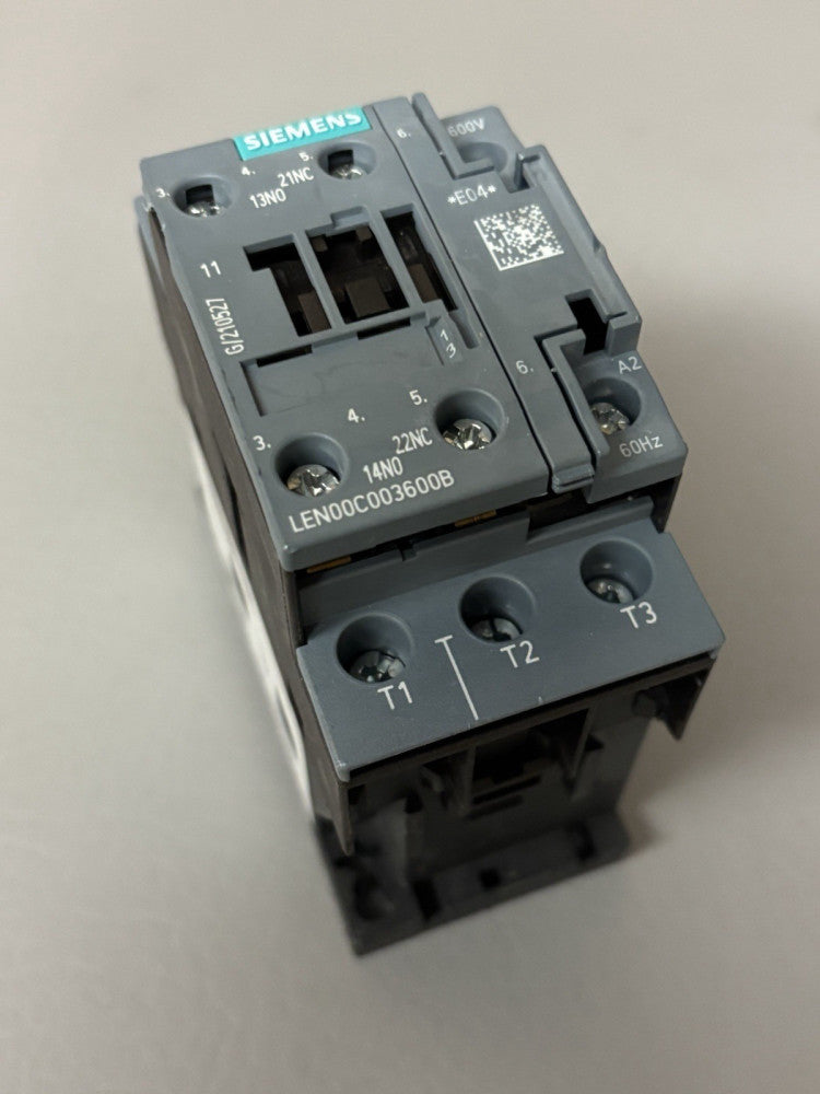 Unused SIEMENS POWER CONTACTOR LEN00C003600B