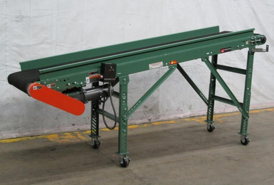 Roach 450 Box Style Slider Bed Belt Conveyor 24"W x 120"L