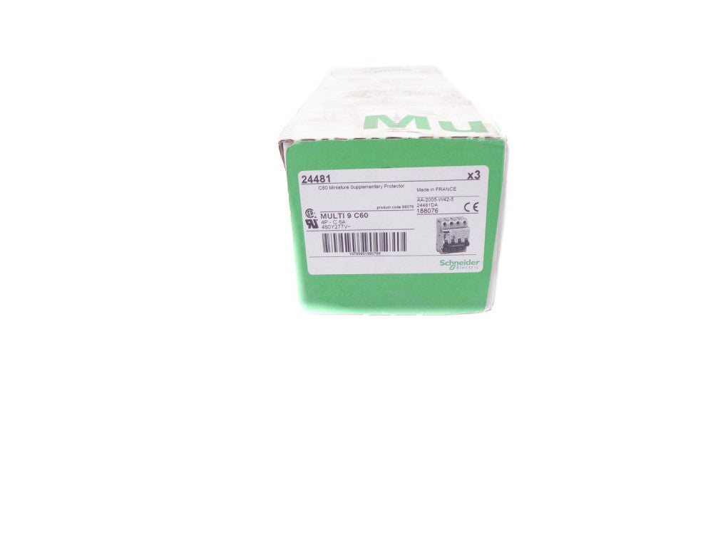 SCHNEIDER ELECTRIC 24481 277V 6A (PKG OF 3) NSFS