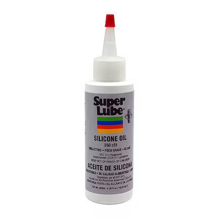 Super Lube 56304 4 Oz Bottle, Silicone Oil, 350 Iso Viscosity