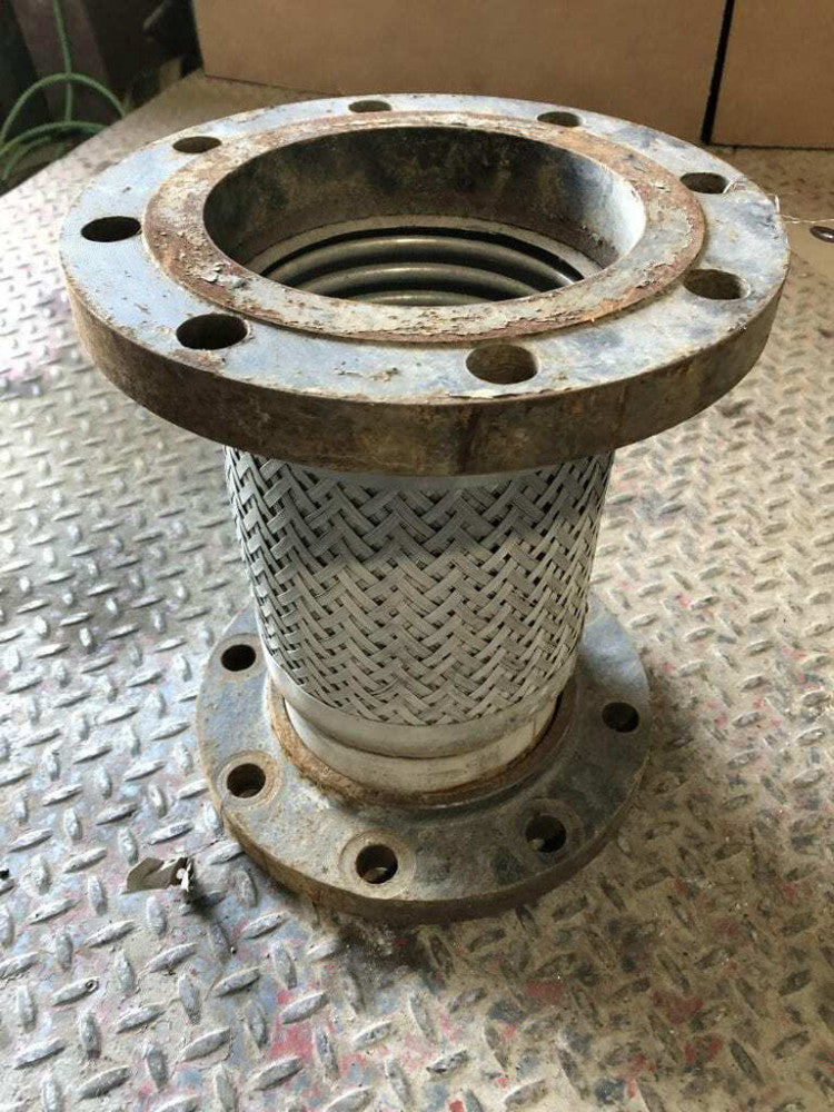 6" X 13" Flanged Braided Stainless Steel Flexible Hose / Expansion Joint