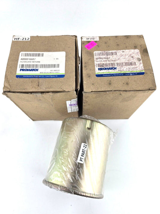 2pcs NOS Promatch Forklift Hydraulic Oil Filter A000016687 Mitsu Lift Truck