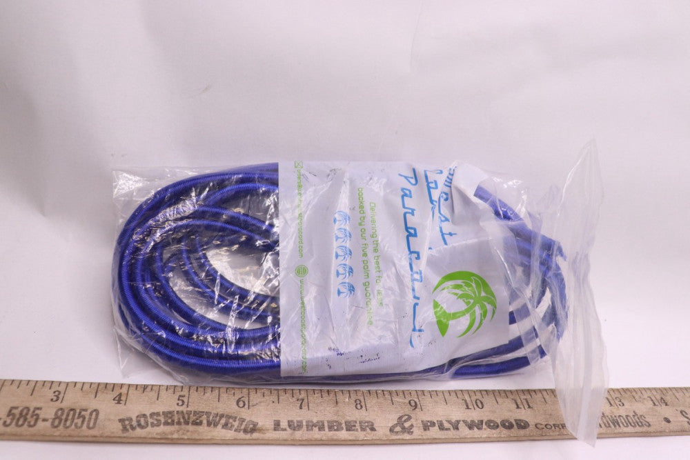 (10-Pk) West Coast Paracord Electric Blue Shock Cord 1/4" 14SC-LCTRCBLU