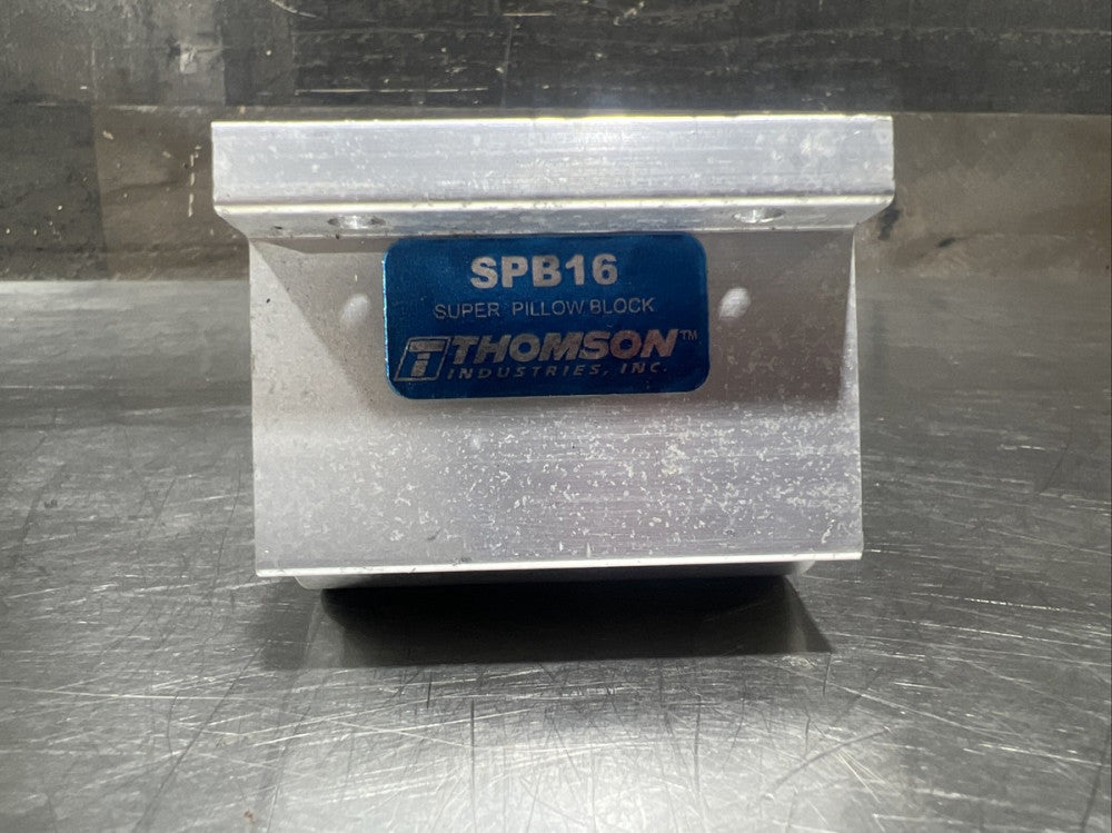 Thompson Super Ball Bushing Linear Bearing Pillow Block SPB16 - Nos Surplus