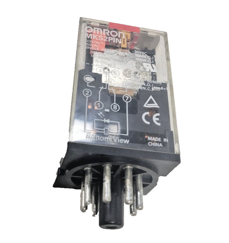 OMRON MKS2PIN RELAY 250 VAC SINGLE PHASE 30 VDC