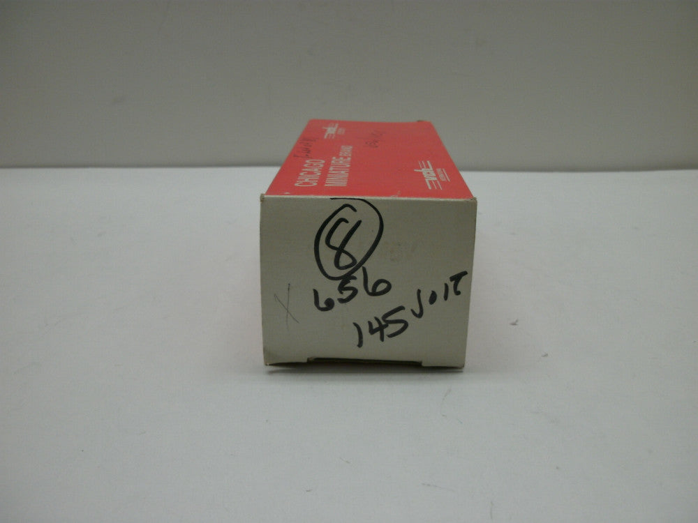 CHICAGO MINIATURE 6S6/145V MINIATURE LAMP BULB E12 BASE 145V 6W S6(LOT OF 8)NIB