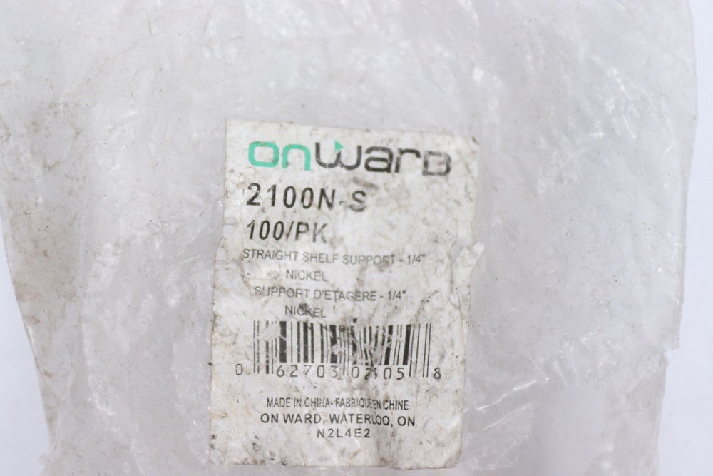 (36-Pk) Onward S.Clip & Sleeve Nickel 1/4" 2100N-S