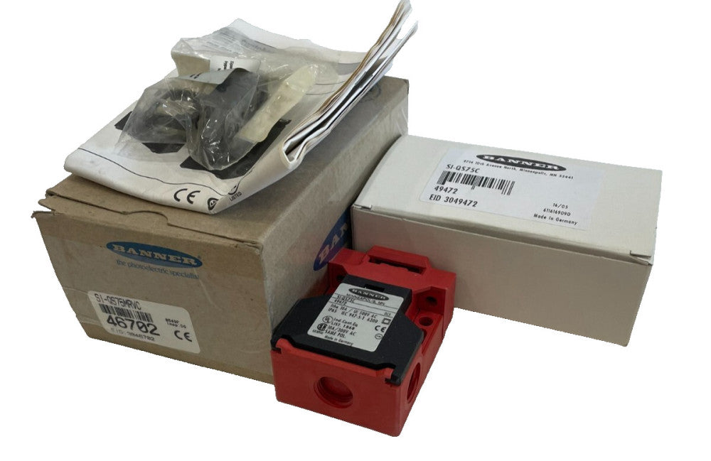 NEW BANNER ENGINEERING SI-QS75MRVC CONTACTOR  46702 SIQS75C SIQS75MRVC