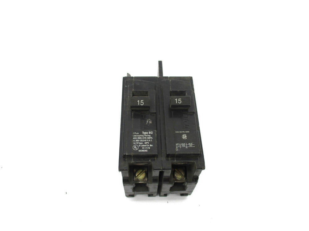 SIEMENS BQ215 120/240VAC 15A NSNP
