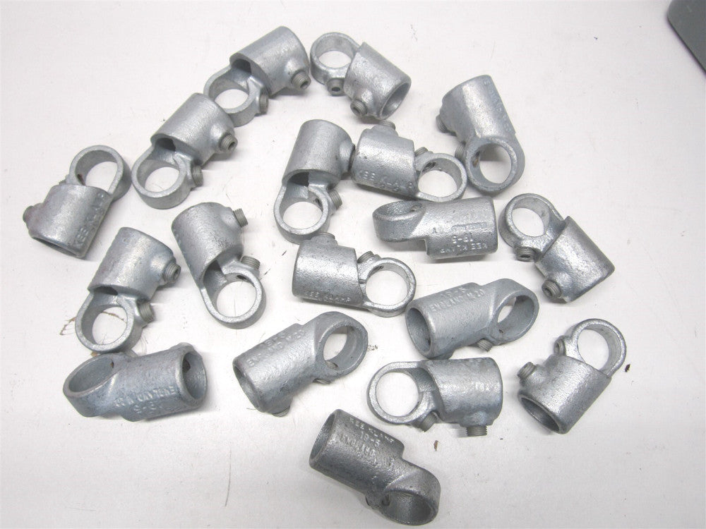 Kee (19-5) 3/4" Adjustable Side Outlet Pipe Rail Fitting Tee - Lot of 18