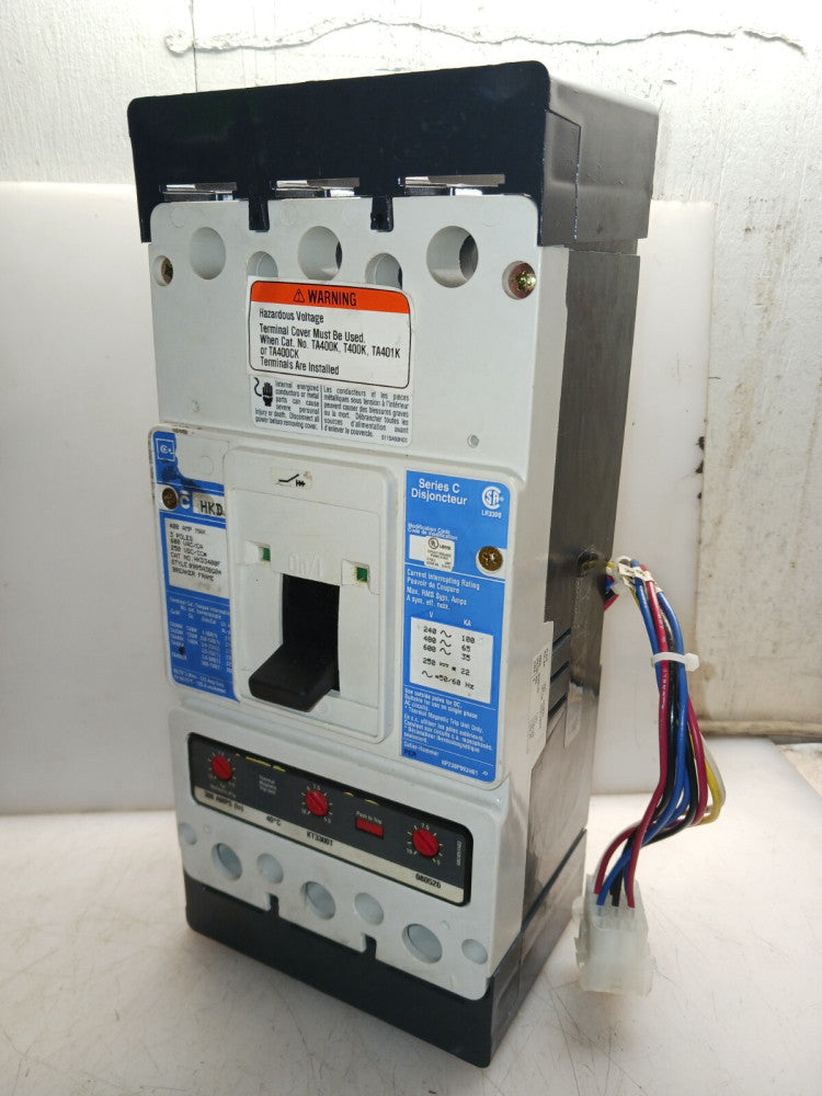 NEW CUTLER HAMMER HKD3400F CIRCUIT BREAKER 300 A TRIP KT3300T W AUXILIARY SWITCH