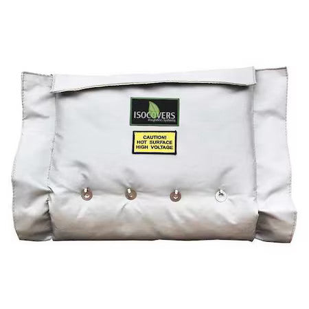 Unitherm Iw1824 4" X 18" L Fiberglass Insulated Pipe Jacket 3" Wall