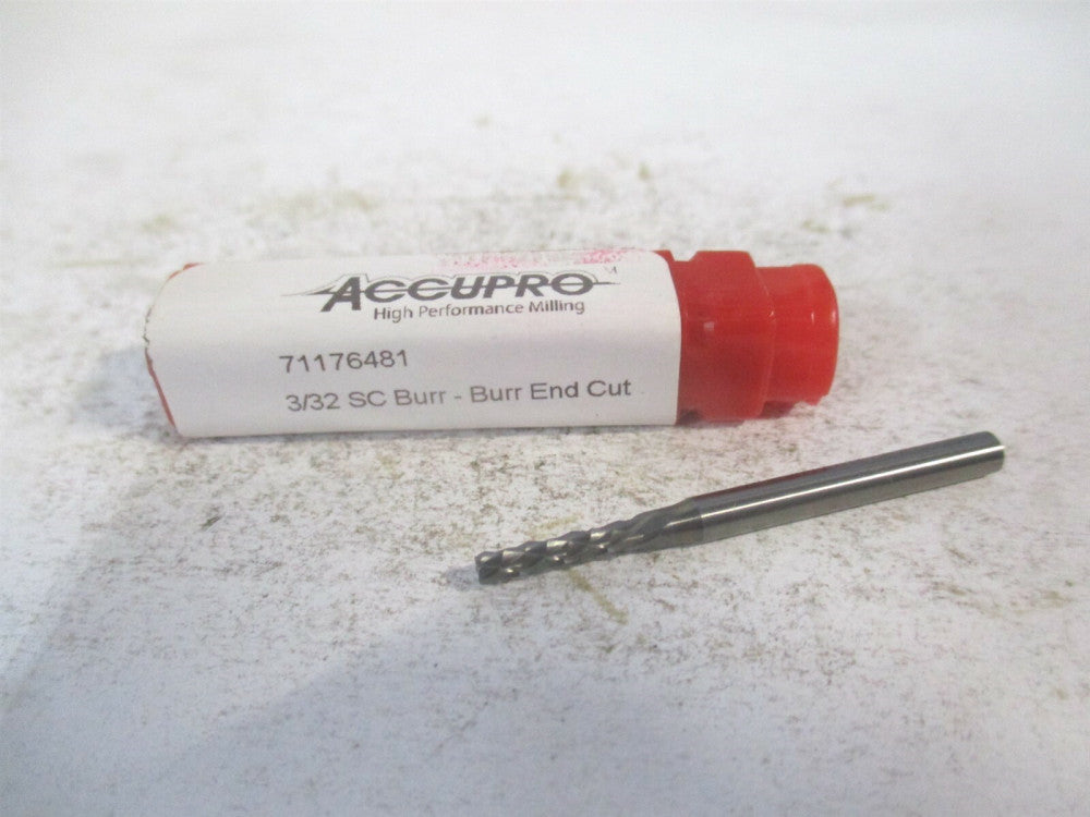 (OCRDB20) 3/32" x 3/8" x 1/8" x 1-1/2" OAL Burr-End Diamond-Pattern Router Bit 