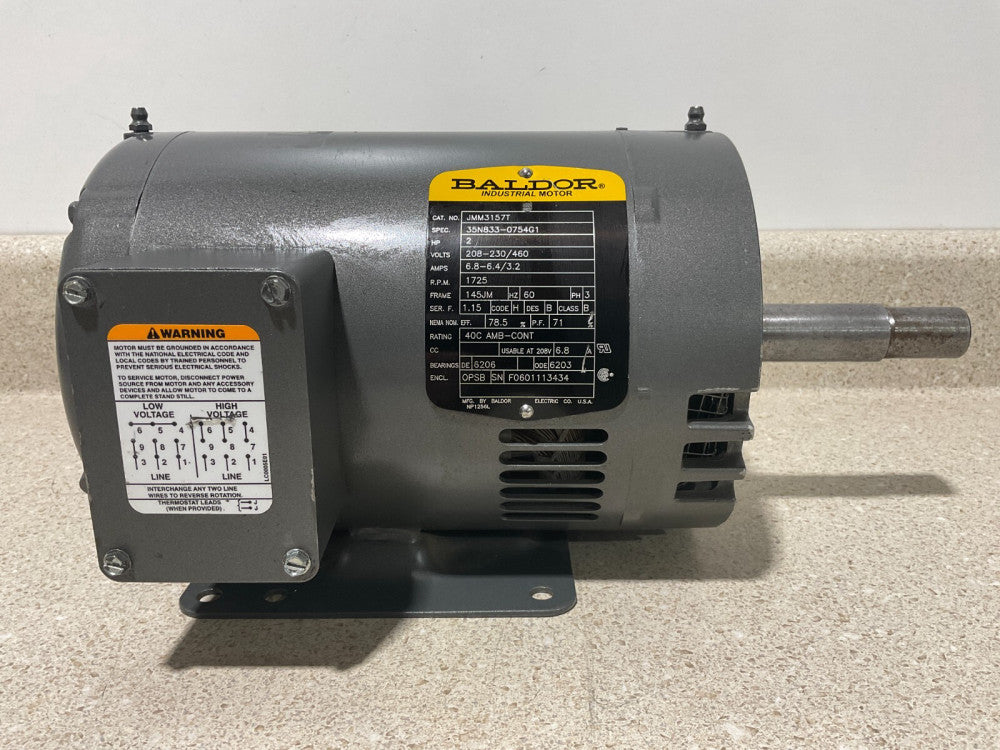 Baldor JMM3157T 2HP, 1725RPM NEW