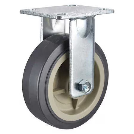 Zoro Select P21r-Up060r-14 Kingpinless Rgd Caster,Polyurthn,900 Lb