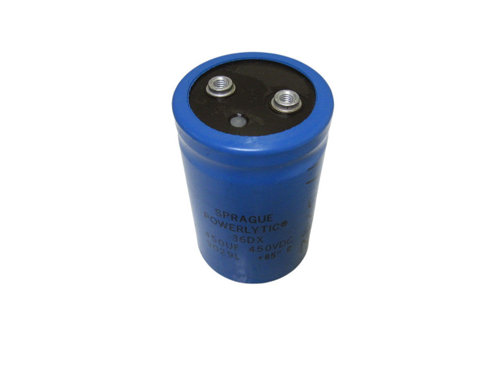 SPRAUGE ELECTROLYTIC POWERLYTIC CAPACITOR 36DX 450VDCUNMP